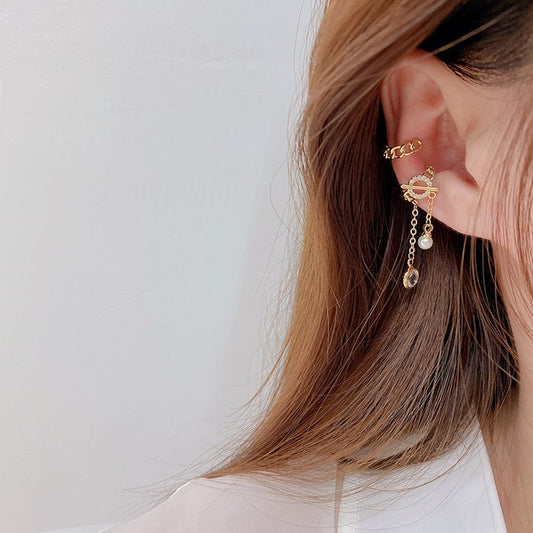 Fine Chain Ear Cuff Set