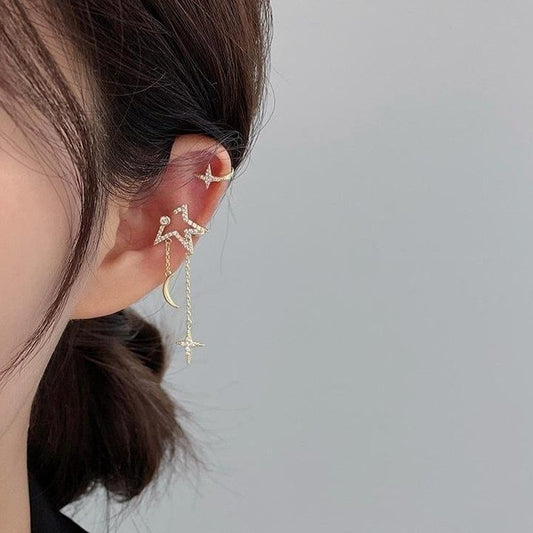Starlight Asymmetrical Earrings