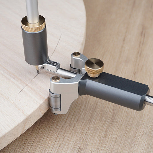 WOODWORKING DUAL-PURPOSE LINEAR ARC SCRIBE