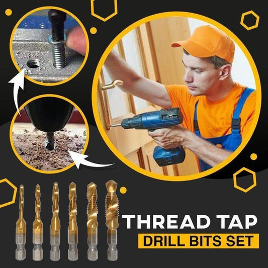 Thread Tap Drill Bits Set